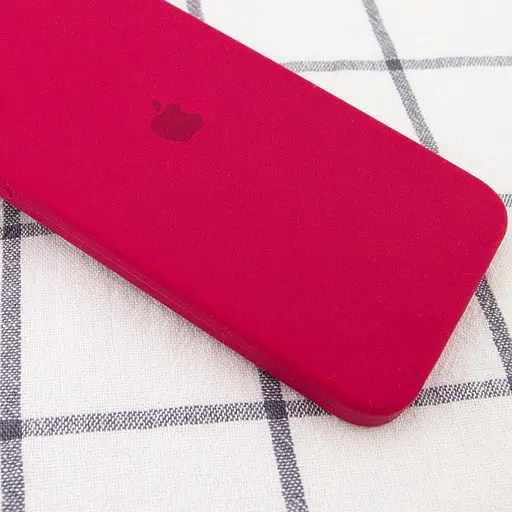 Чохол Epik Silicone Case Square Full Camera Protective AA для Apple iPhone 11, 6.1 Червоний/Rose Red - фото 2