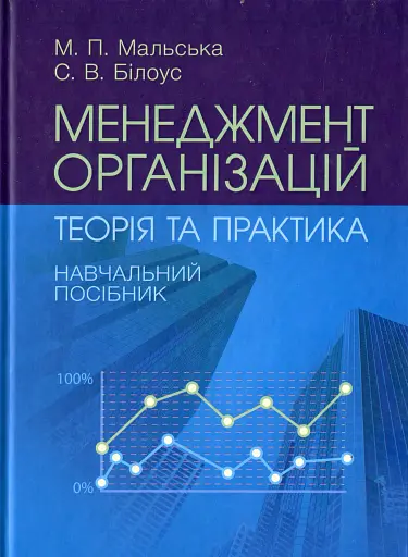 Менеджмент організацій. Теорія та практика