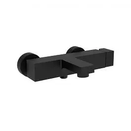 Змішувач для ванни Paffoni Elle із регульованим душовим гарнітуром black matt EL023NO, Чорний матовий - фото 2