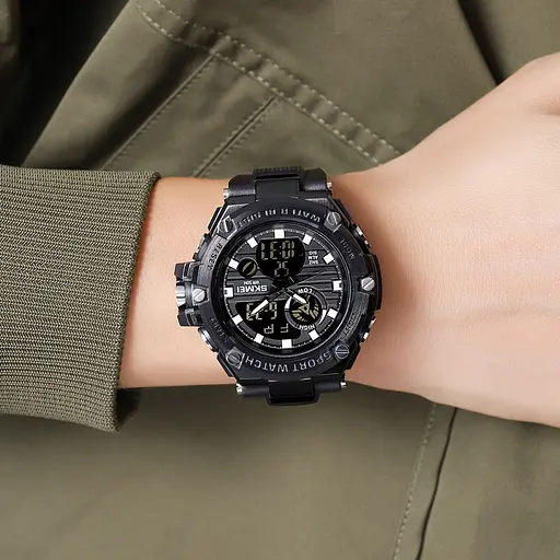 Наручний годинник чоловічий 2119BK Black Skmei acs0030265 - фото 3