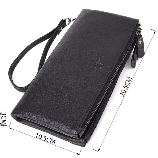 Кожаный кошелек на три отделения ST Leather 20.5х10.5х3 см acs0029687 - фото 3