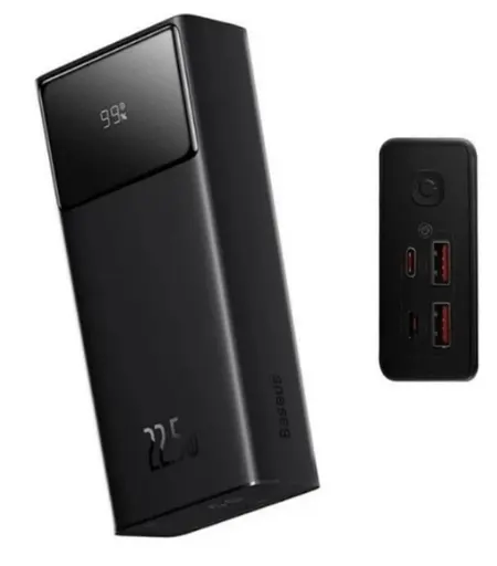Павербанк Baseus Star-Lord Digital Display Fast Charge, 22.5 W, 30000  mAh Чорний - фото 4