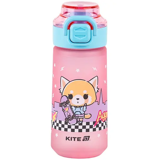 Пляшечка для води Kite Aggretsuko рожева 560 мл (AR25-1213)
