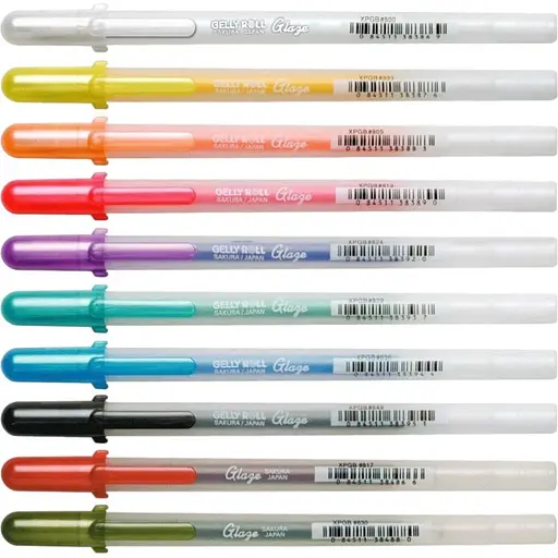 Ручка гелевая Sakura Glaze 3D-Roller - фото 1