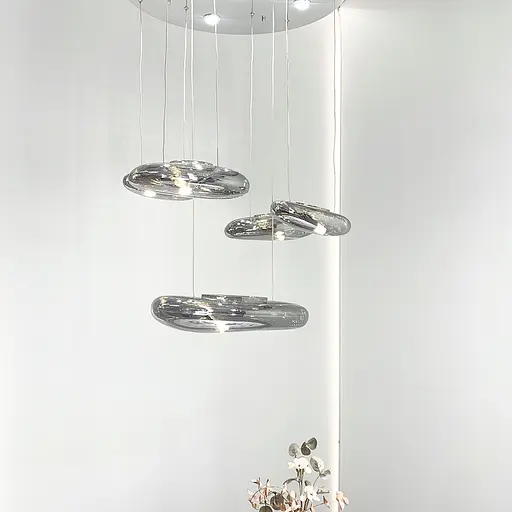 Потолочная люстра Water Drops Line.F S 17G-600 GR - фото 5