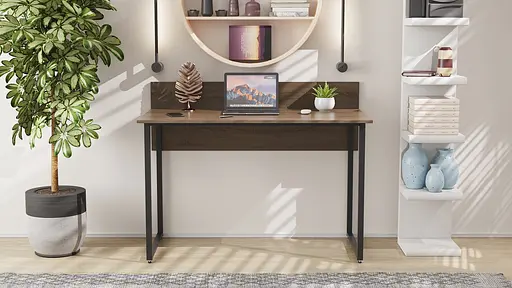 Комп'ютерний стіл Ferrum-decor Скай 75x120x60 чорний ДСП Дуб Сонома Труфель 16мм (FRD-103623) - фото 4