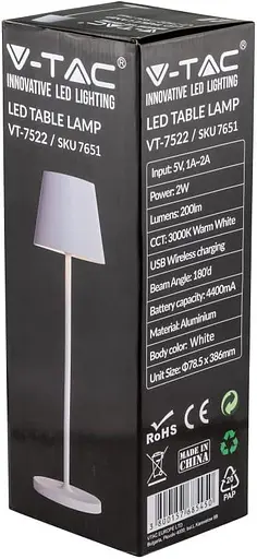 Світлодіодна настільна лампа V-TAC - фото 2