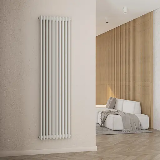 Радиатор дизайнерский Ideale Viola 13 10/1800/470 белый, Белый - фото 3