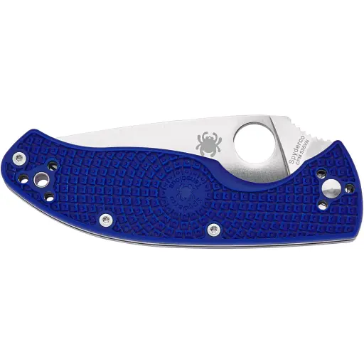 Нож Spyderco Tenacious S35VN blue - фото 3