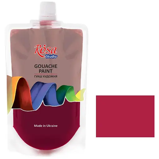 Краска гуашевая Карминовая (927) 200 мл Rosa Studio