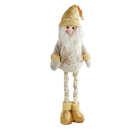 Новорічна декоративна іграшка  C 67888 з телескопічними ніжками, дід мороз - фото 2