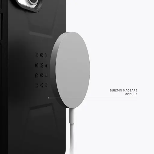 Оригинальный противоударный чехол UAG Civilian MagSafe Original для Iphone 15 (6.1") Black 114287114040 - фото 4