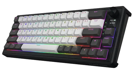 Клавіатура HATOR Skyfall 65 PRO Wireless Silent Switches US Grey Black (HTK4160) - фото 3