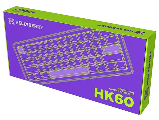 Клавіатура HATOR Hellyberry HK60 White-Violet (HK60) - фото 7