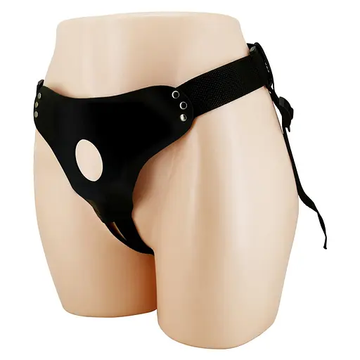 Трусики для страпону Pretty Love Harness Briefs Straps Love Spell (чорний) - фото 7