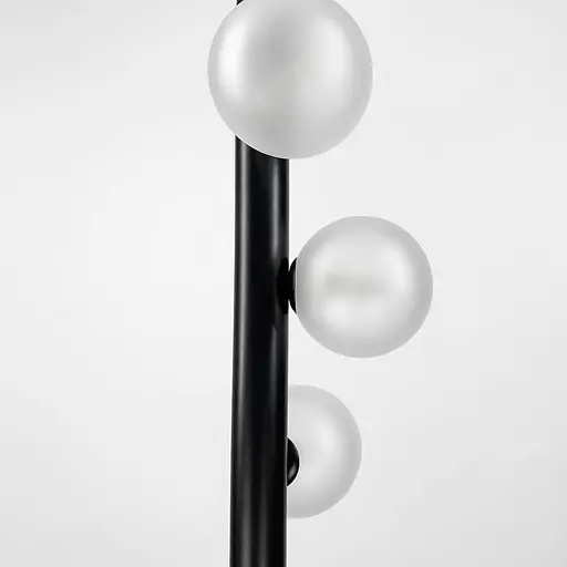 Подвес с 7 миниатюрными плафонами в черном корпусе 120 см Ст. SGJ 3-1200V BK | Line F - фото 2