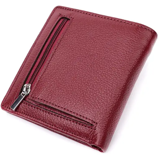 Кожаный женский кошелек ST Leather 9.5х10.5х1.5 см acs0028378 - фото 2