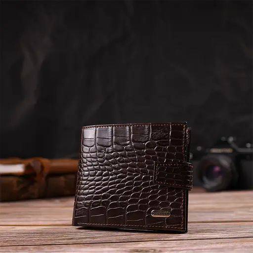 Мужской кожаный кошелек Canpellini 11.5х9.7х2 см acs0025629 - фото 6