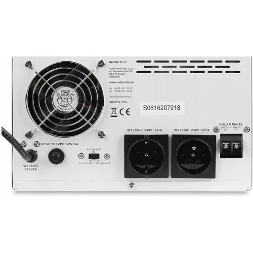 Гібридний ДБЖ/інвертор Volt Polska SINUS PRO 2000 S 24/230V 1400/2000W + 2 шт Акумулятор VOLT VRLA 100Ah 12V - фото 2