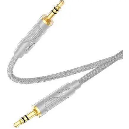 Аудіокабель Hoco UPA30 Friend 1 м сірий - фото 1