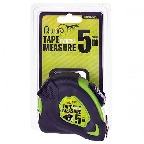 Рулетка з автостопом полотна Alloid 5 м / 25 мм (RG37-525) - фото 4