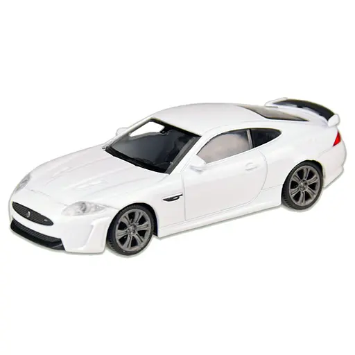 Машина металева JAGUAR XKR-S "WELLY" 44045CW масштаб 1:43 Білий