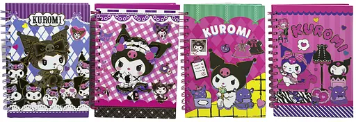 Тетрадь на спирали Зайчик Kuromi, А5, 80 листов, твердая обложка, 80 г/м², клетка (в ассортименте) - фото 2