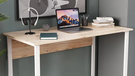 Комп'ютерний стіл Ferrum-decor Курт 75x140x60 білий ДСП Дуб Сан-Марино 16мм (FRD-102219) - фото 7