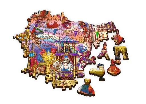 Пазл Trefl деревянный фигурный Волшебный мир 500+1 эл. (20156) - фото 3