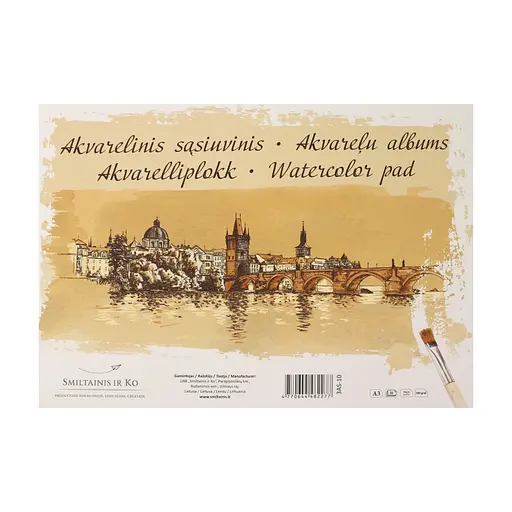 Склейка для акварели Gold А3 (29,7х42 см) 200г/м2 10л SM-LT Art - фото 2