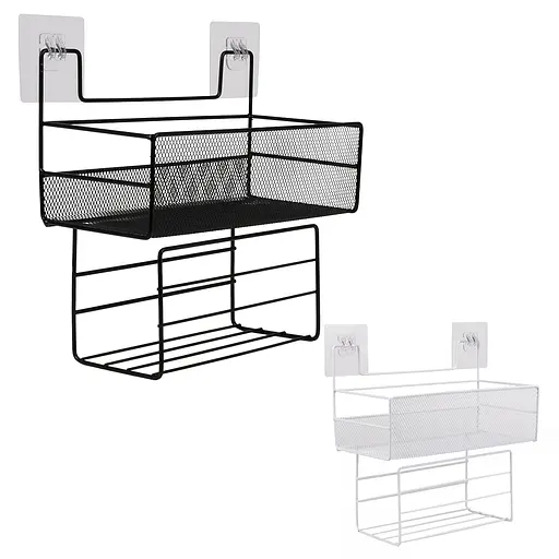 Полиця настінна з тримачем 26 × 13.5 × 26 см