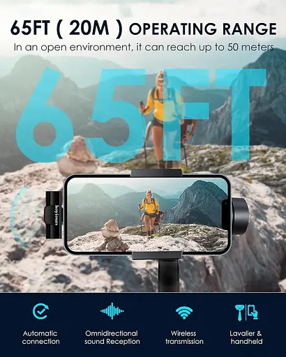 Бездротовий мікрофон Hoyiours для iPhone iPad, Plug-Play iPhone - фото 7