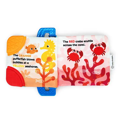 Игрушка-книга мягкая развивающая Baby Einstein Shades of the Sea - фото 7