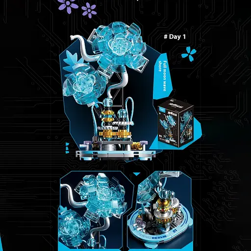 Конструктор Квіти, W9200, (В асортименті) - фото 3