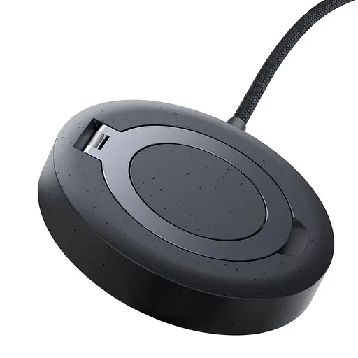 БЗП Baseus Simple Mini4 Magnetic Wireless Charging Stand 15W (P10273300121-02) Cosmic Black - фото 5