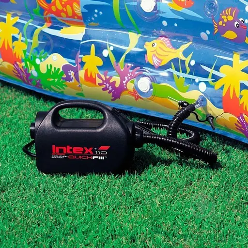 Насос электрический Intex от сети и прикуривателя 220-240 V 12 V 1100 л/мин (68609) - фото 3
