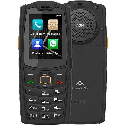 Смартфон ударопрочный AGM M7 PRO 2/16Gb черный - фото 1