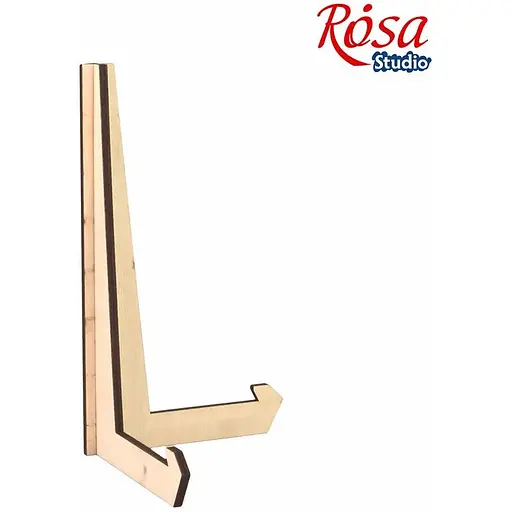 Мольберт-підставка ROSA Studio (під картину/тарілку) настільний А4 сувенірний 23х11х32см фанера  - фото 3