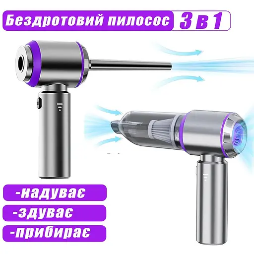 Автомобильный пылесос Suitu ST-6653 Pro мощный ручной мини беспроводной портативный - фото 2