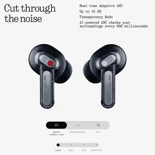 Навушники бездротові Nothing Ear 3 2025 чорні - фото 4