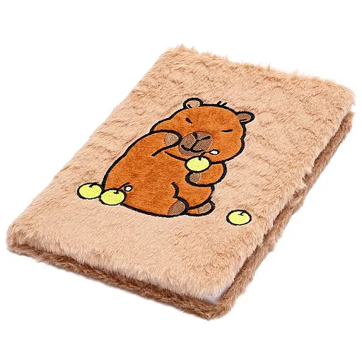 Блокнот плюшевий ZiBi Kids Line Capybara 2 А5 80 аркушів у клітинку, дизайн в асортименті (ZB.700016) - фото 11
