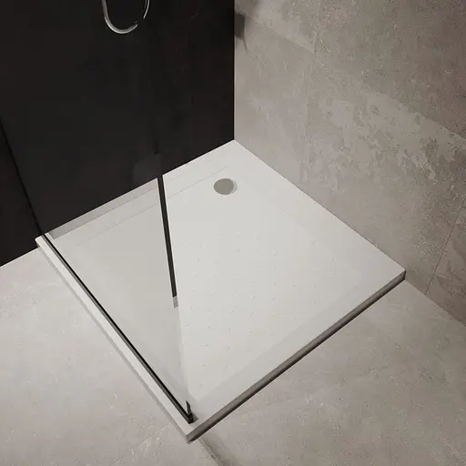 Душовий піддон Amidicon 900x900 з штучного каменю ПІДДОН_90_HL Білий - фото 3