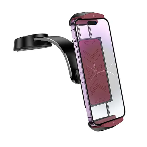 Автодержатель Hoco H68 Gamble tablet (center console) Black/Red - фото 2