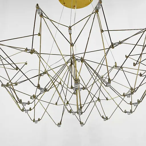 Невагома золота люстра Ø 80 см | Арт. MJ 206-800 Titanium | Line F - фото 5