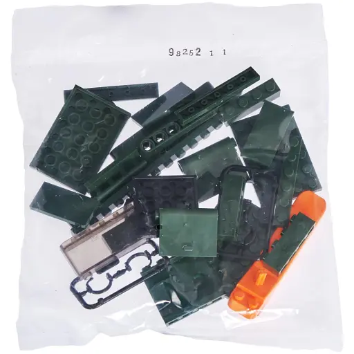 Конструктор Zipp Toys Поезд DF2159 с рельсами, зеленый - фото 11