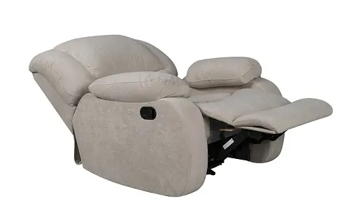 Крісло Ремо з механічним реклайнером бежеве - фото 6