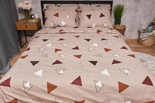 Комплект постільної білизни Moon&Star Бязь Gold Люкс Delta King Size 220x240 наволочки 4х50х70 - фото 4