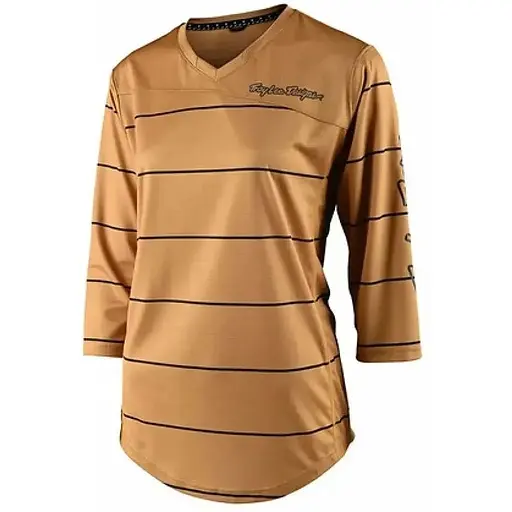 Велоджерси Troy Lee Designs Wmns Mischief Jersey PINStripe Honeybee Yellow XS (1106-359317021)