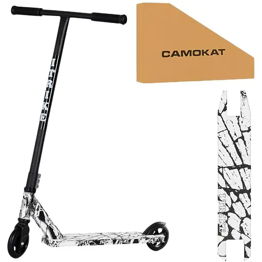 Самокат трюковий iTrike 34х10х85 см Різнобарвний 000223024