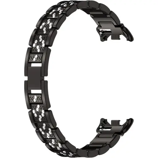 Ремешок DK CDK для Xiaomi Mi Smart Band 9 Metal Band Fitlink Diamond (016444) (black)